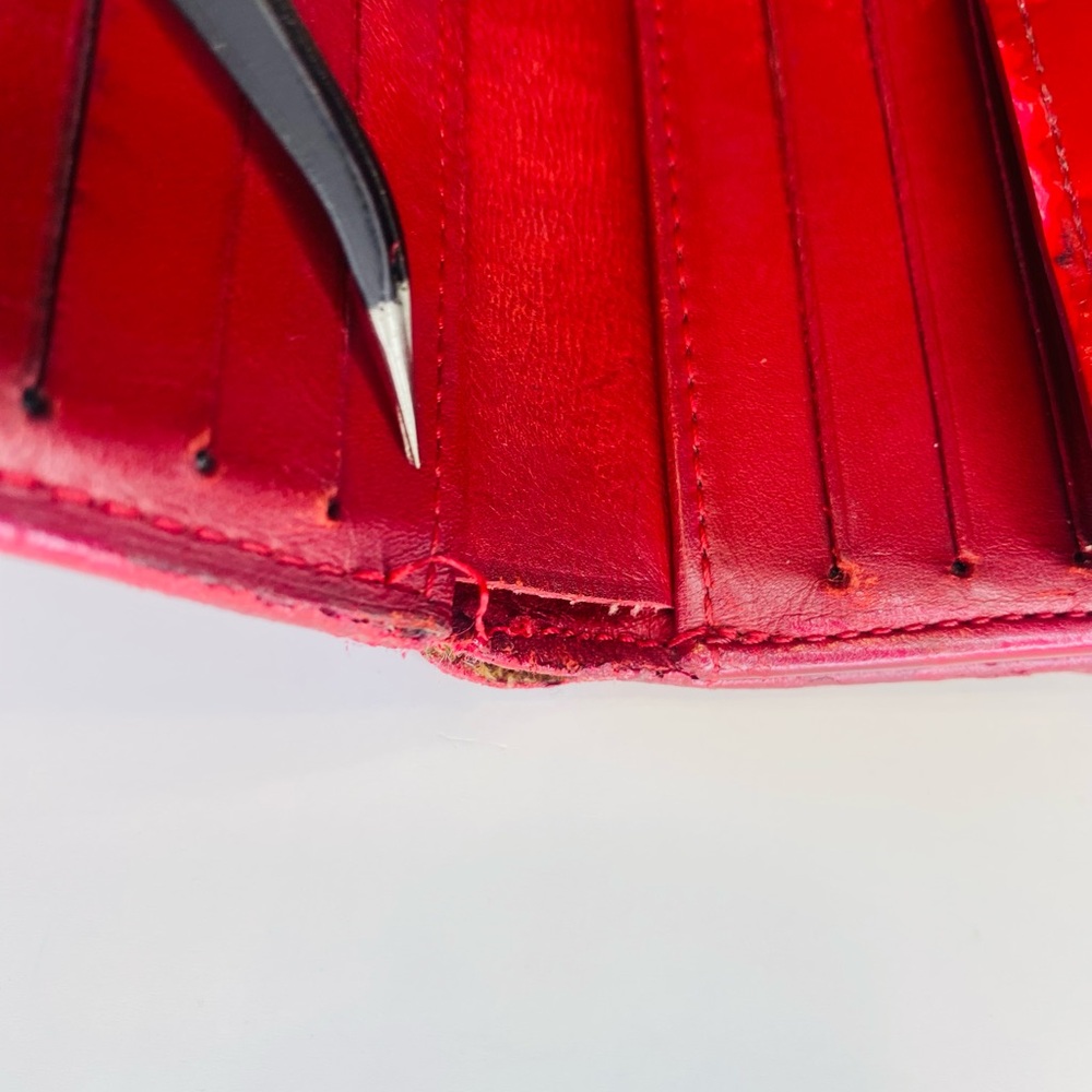 Louis Vuitton Elise Vernis Wallet – Red Patent Monogram - Picture 6 of 16